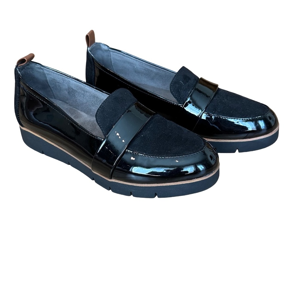 Dr. Scholl's Shiny Black Loafers